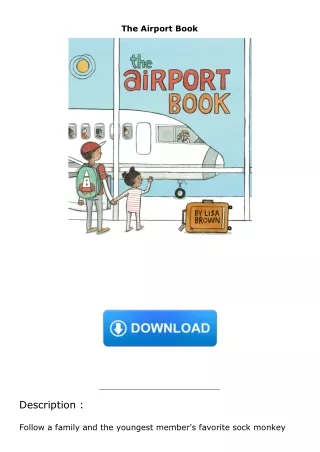 PDF/READ❤  The Airport Book