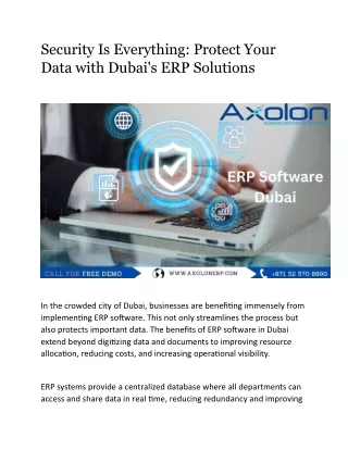 security is everything protect your data with