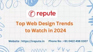 Top Web Design Trends  to Watch in 2023
