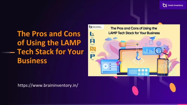 the pros and cons of using the lamp tech stack for your business