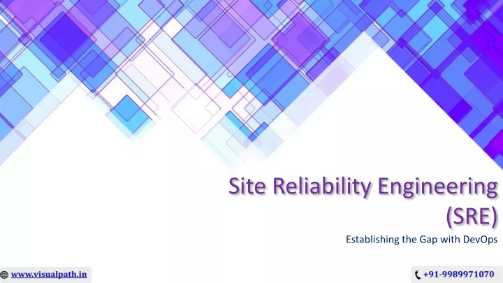 site reliability engineering sre