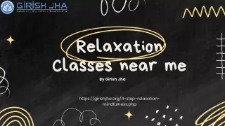 relaxation classes near me