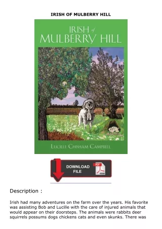 [PDF]❤READ⚡ IRISH OF MULBERRY HILL