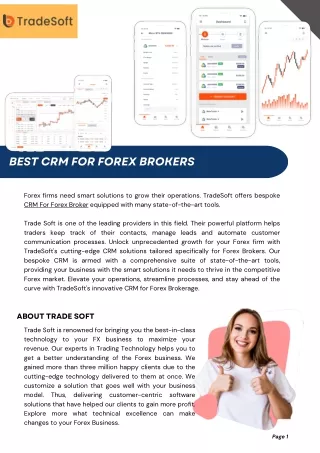 CRM for Forex Brokers
