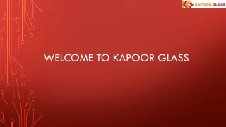 Perfume Testers: Kapoor Glass