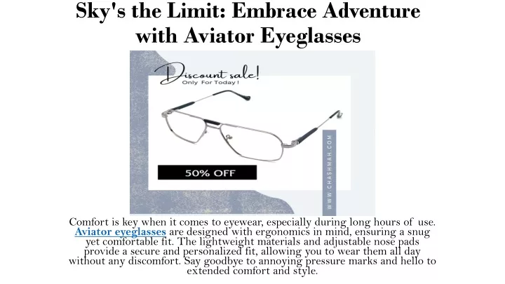 sky s the limit embrace adventure with aviator eyeglasses