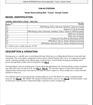 2001 Chevrolet Blazer Service Repair Manual