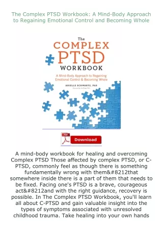 The-Complex-PTSD-Workbook-A-MindBody-Approach-to-Regaining-Emotional-Control-and-Becoming-Whole