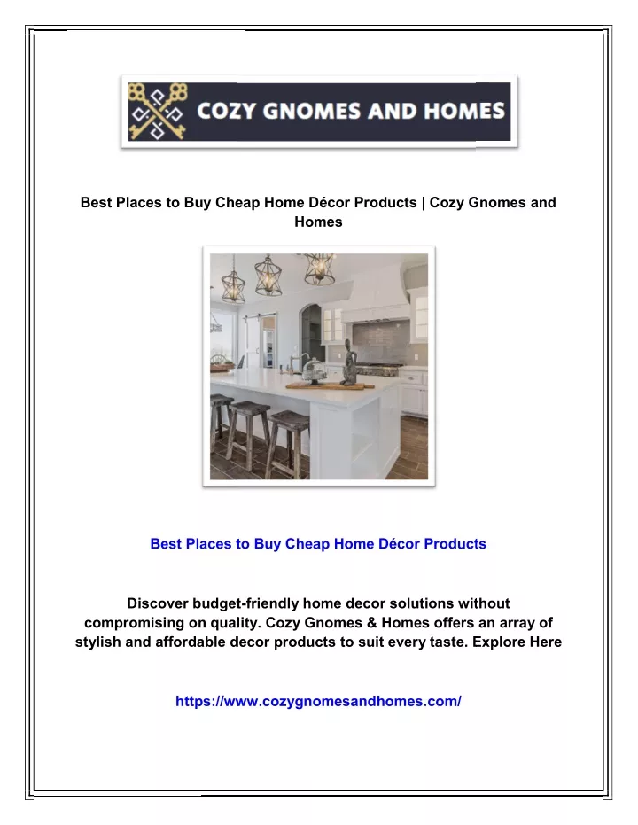 best places to buy cheap home d cor products cozy