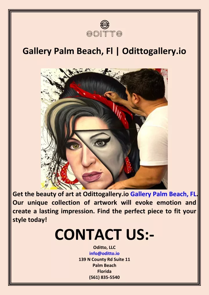 gallery palm beach fl odittogallery io