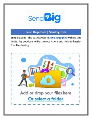 send huge files sendbig com