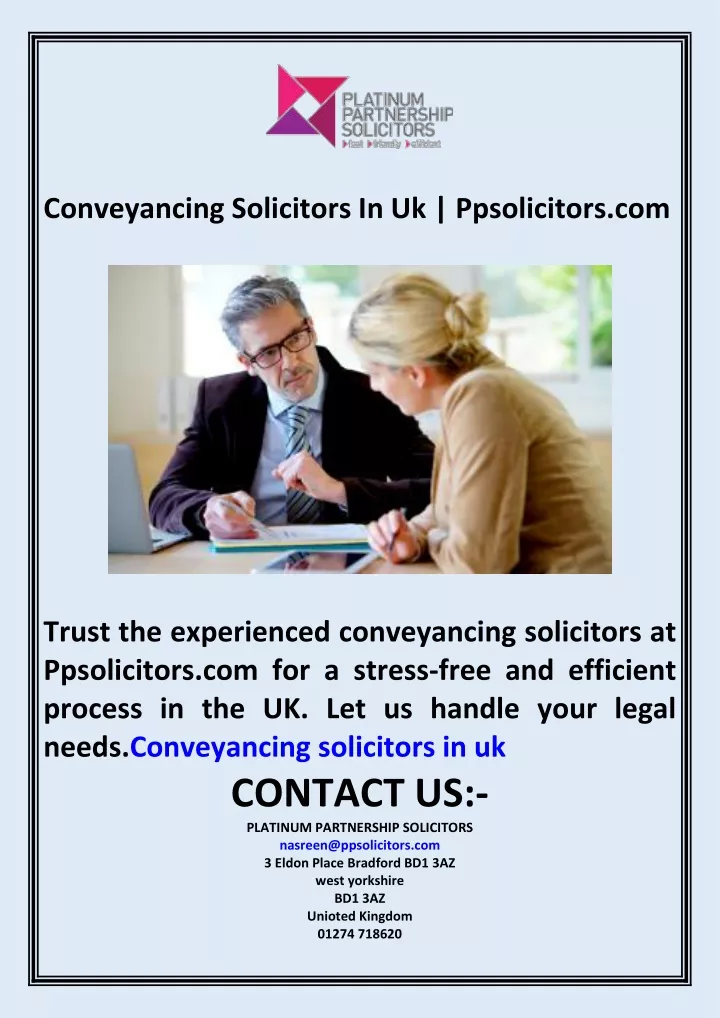 conveyancing solicitors in uk ppsolicitors com