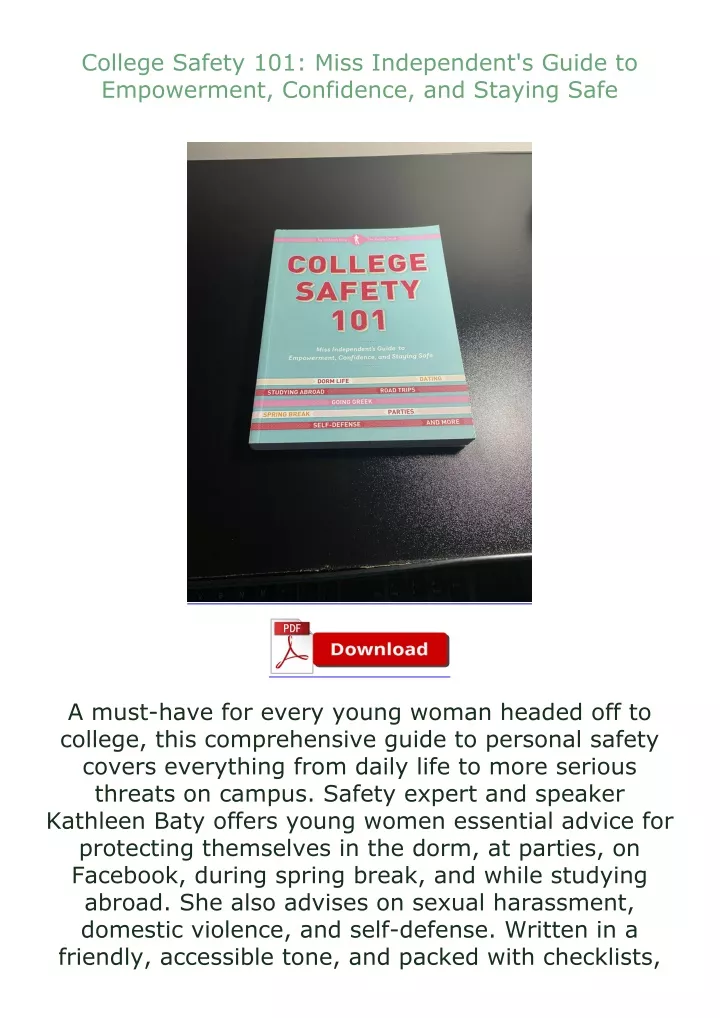 college safety 101 miss independent s guide