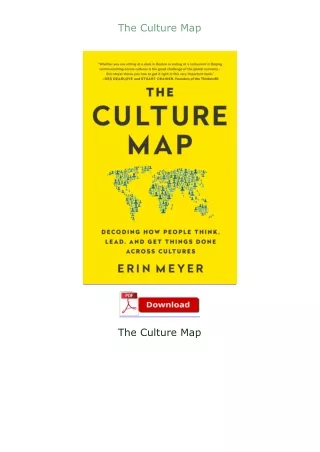 Download⚡(PDF)❤ The Culture Map