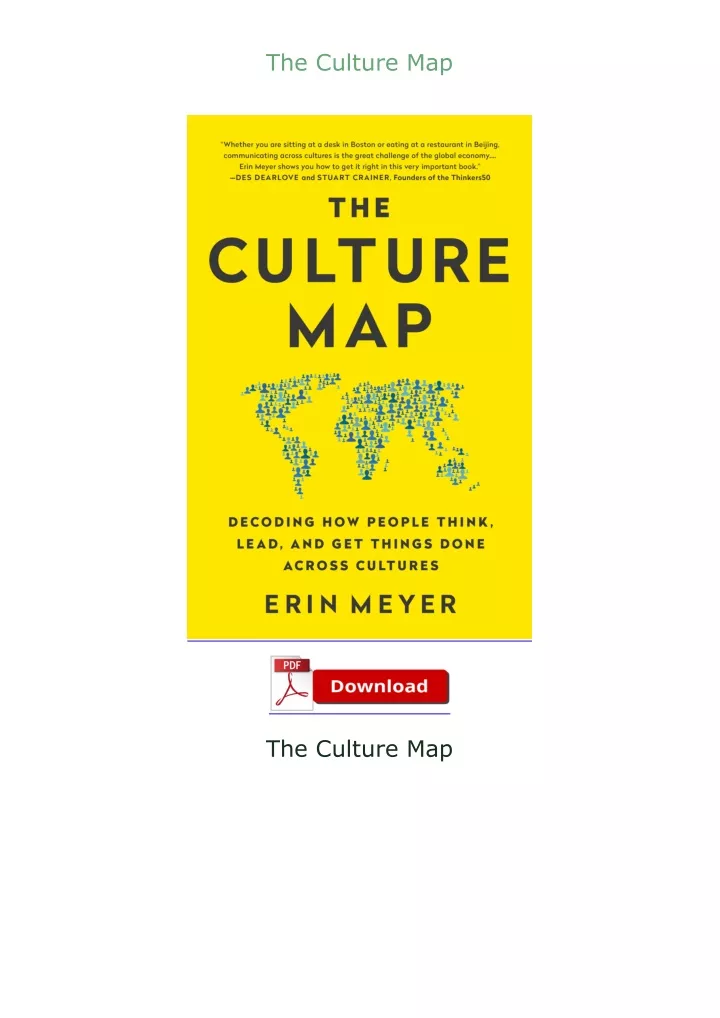 the culture map