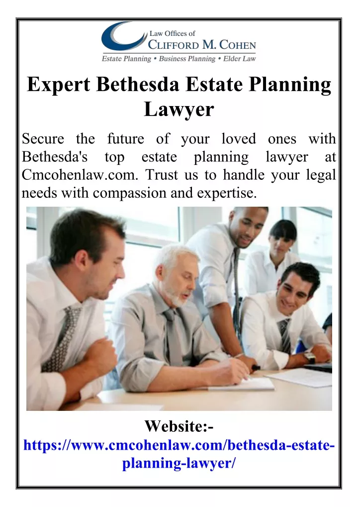 expert bethesda estate planning lawyer