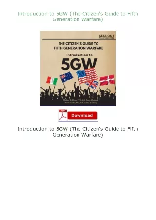 [PDF]❤READ⚡ Introduction to 5GW (The Citizen's Guide to Fifth Generation Warfare)