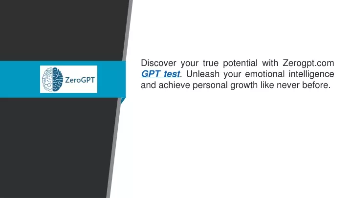 discover your true potential with zerogpt