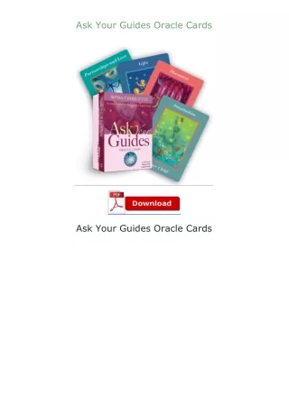 download⚡[EBOOK]❤ Ask Your Guides Oracle Cards