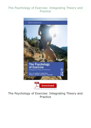 Ebook❤(download)⚡ The Psychology of Exercise: Integrating Theory and Practice
