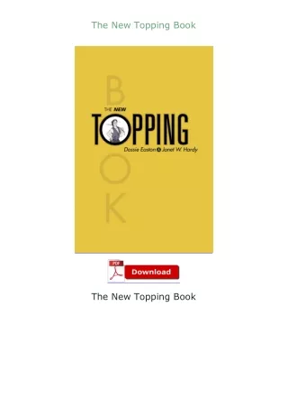 [PDF]❤READ⚡ The New Topping Book