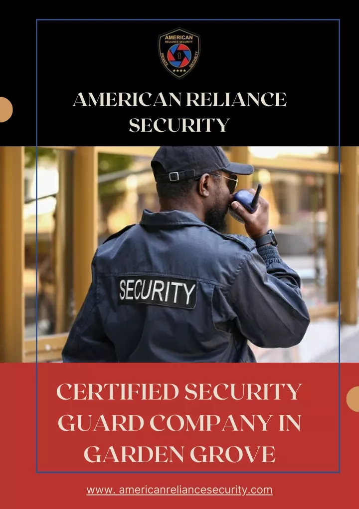 american reliance security