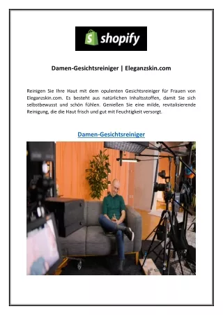 Damen-Gesichtsreiniger Eleganzskin