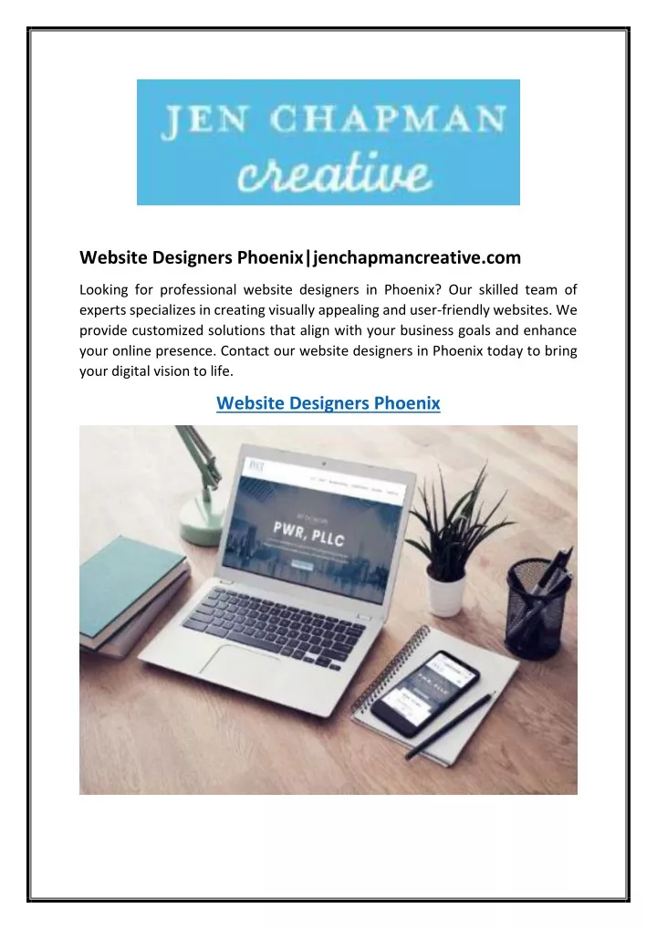 website designers phoenix jenchapmancreative com