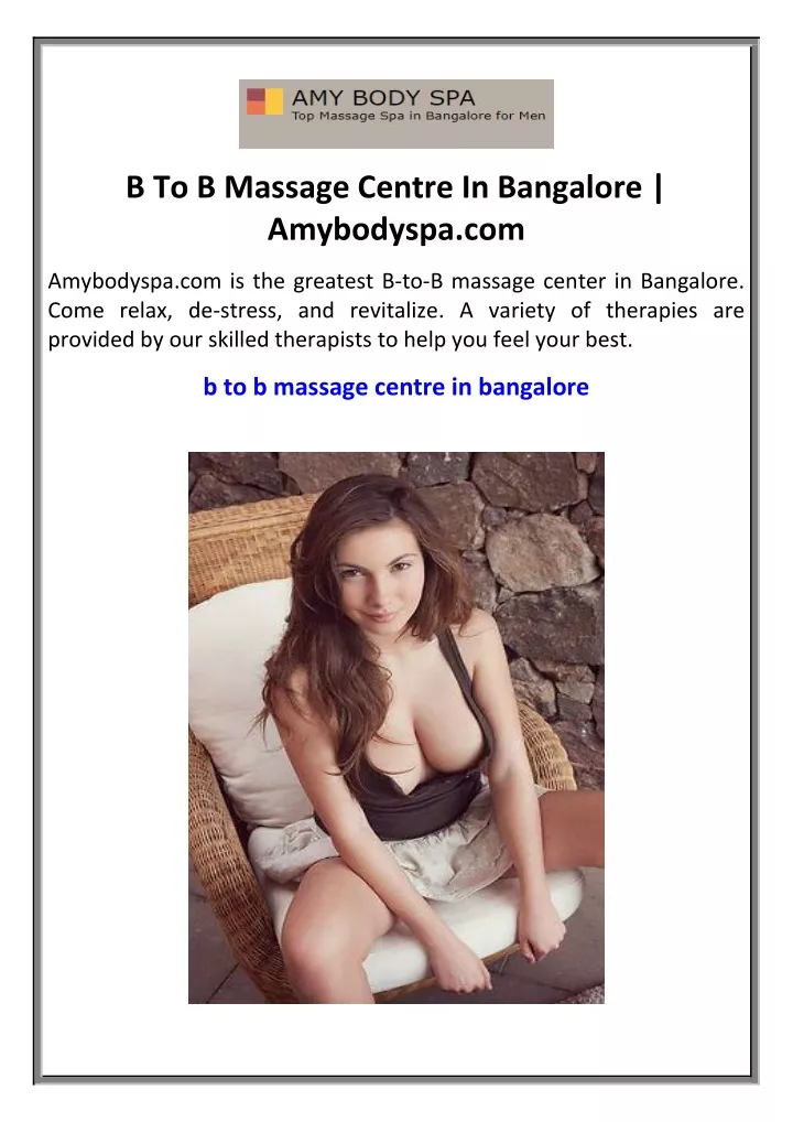 b to b massage centre in bangalore amybodyspa com