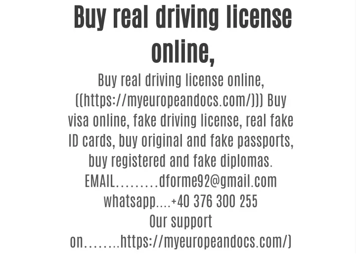 buy real driving license online buy real driving