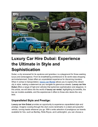 luxury car hire dubai_2