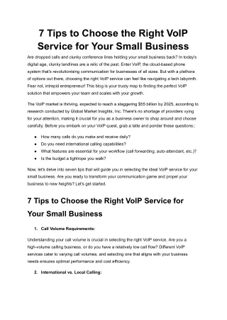 7 Tips to Choose the Right VoIP Service for Your Small Business.docx