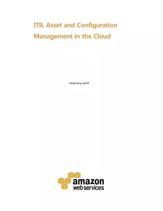 itil asset and configuration management