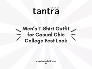 Men’s T-Shirt Outfit for Casual Chic College Fest Look