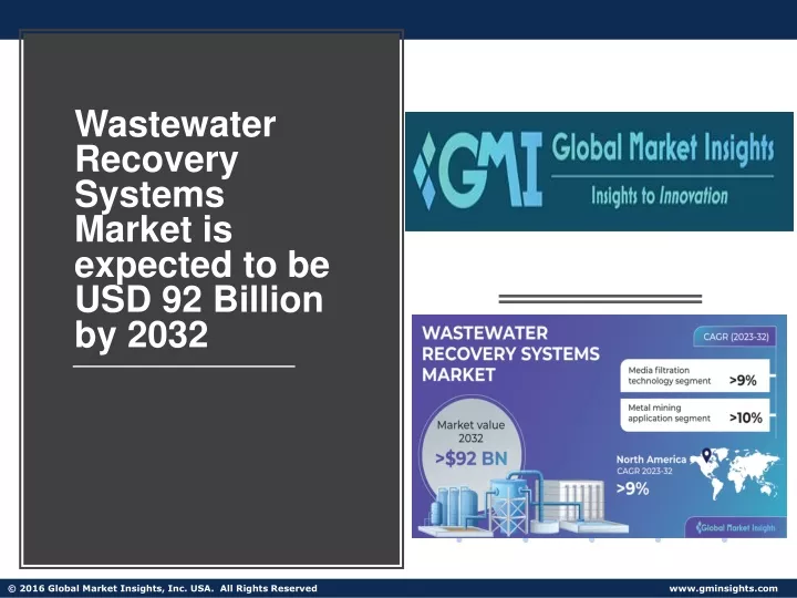 wastewater recovery systems market is expected