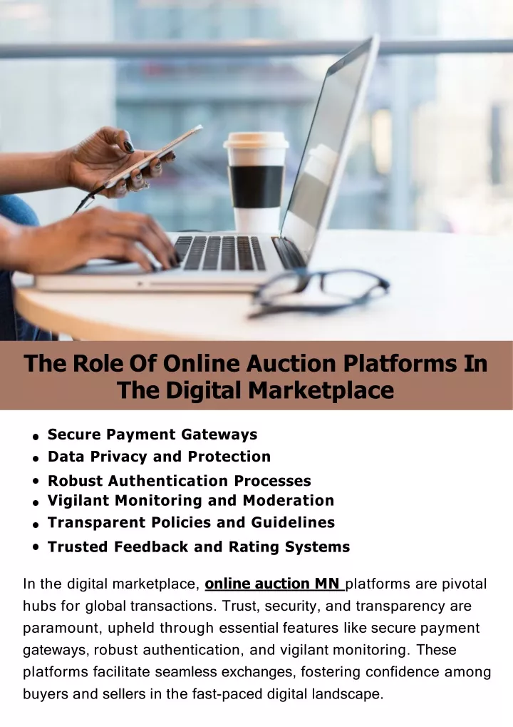 the role of online auction platforms