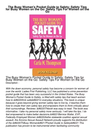 $PDF$/READ The Busy Woman's Pocket Guide to Safety: Safety Tips for Busy Women on the Go: