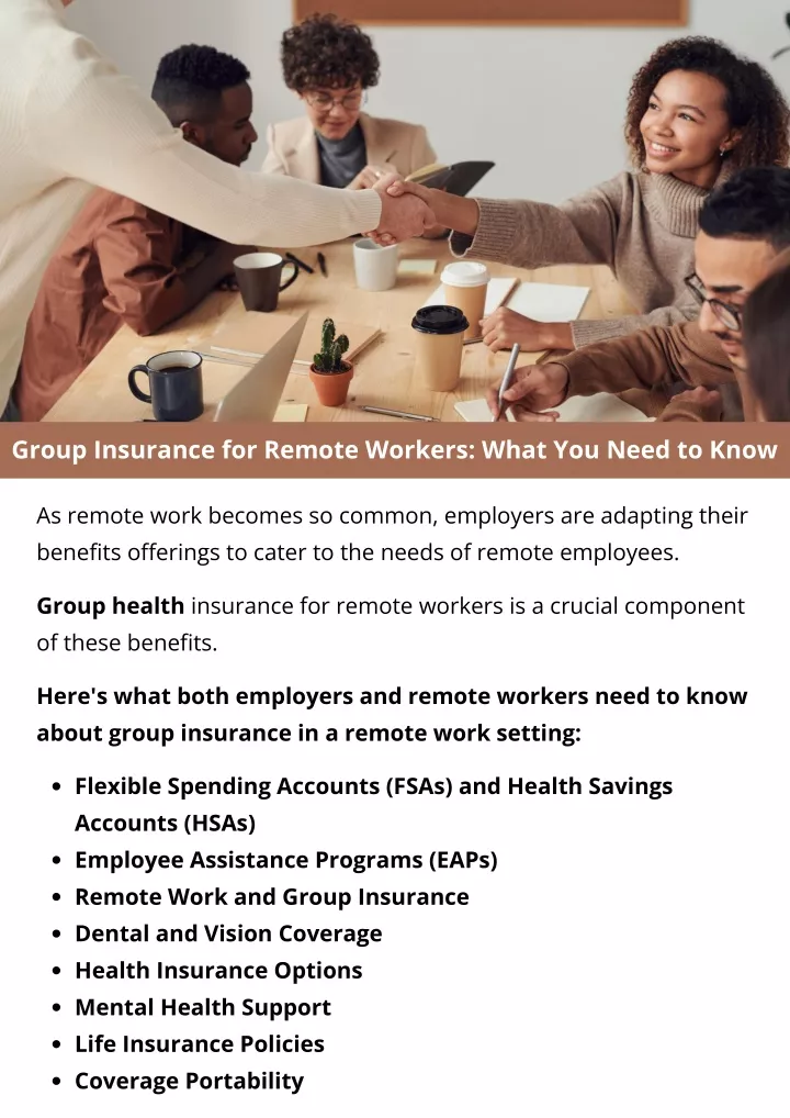 group insurance for remote workers what you need