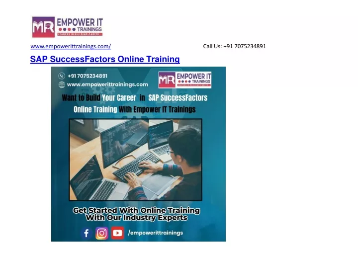 sap successfactors online training