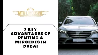 Advantages Of Renting A Mercedes in Dubai