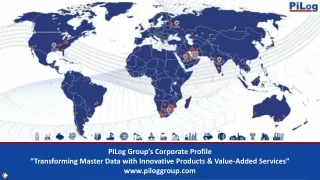 Digital Transformation  Master Data Management Solution Pilog Group
