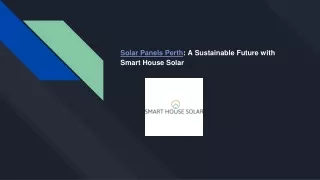 Solar Panels Perth _ Smart House Solar