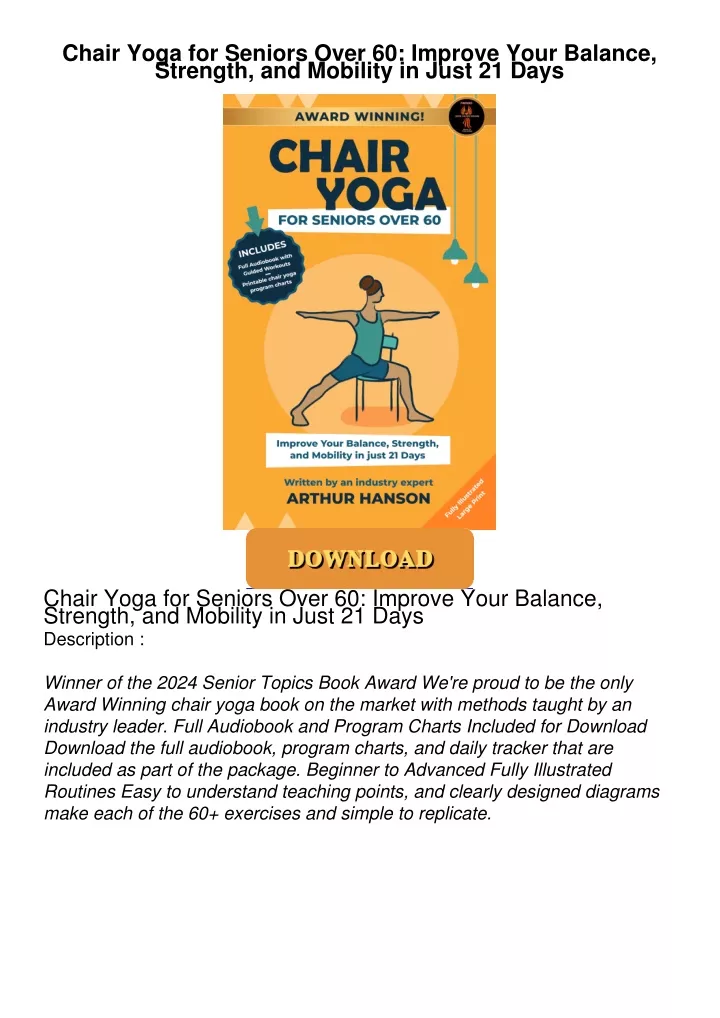 chair yoga for seniors over 60 improve your