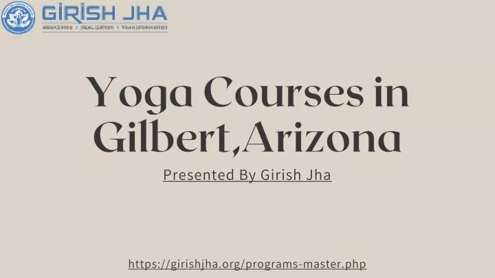 yoga courses in gilbert arizona