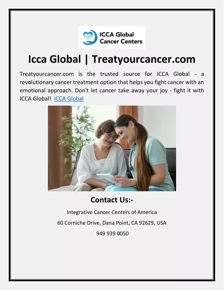 icca global treatyourcancer com