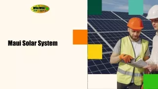 Maui Solar System Installation In 2024 What Everyone Must Know