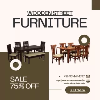 Buy online 6 Seater Dining Table Sets