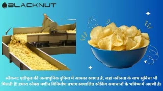 Best Snack Machine Manufacturer in India | Blacknut Agrifood