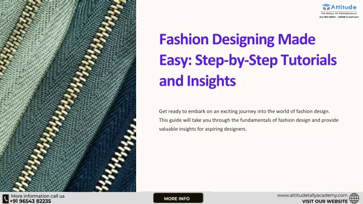 fashion designing made easy step by step