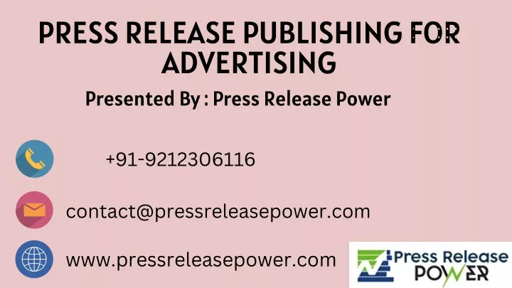 press release publishing for advertising